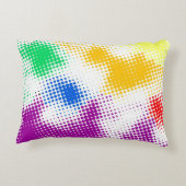 任意ハーフトーンの多彩な背景 アクセントクッション (裏面)