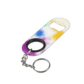 任意ハーフトーンの多彩な背景 キーホルダー栓抜き (裏面アングル)