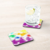 任意ハーフトーンの多彩な背景 コースター (右側)