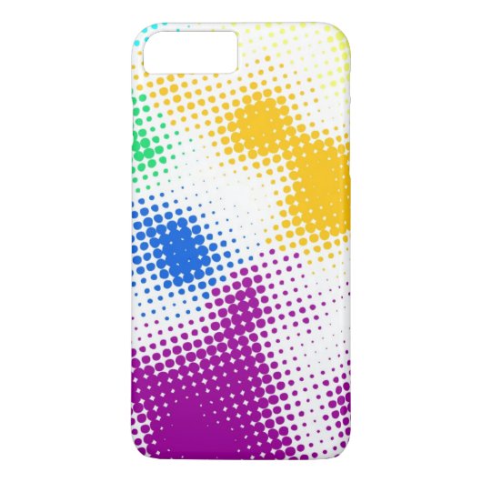任意ハーフトーンの多彩な背景 Case-Mate iPhoneケース (裏面)