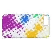 任意ハーフトーンの多彩な背景 Case-Mate iPhoneケース (裏面(横))