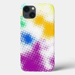 任意ハーフトーンの多彩な背景 iPhone 13ケース