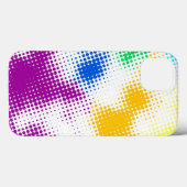 任意ハーフトーンの多彩な背景 Case-Mate iPhoneケース (裏面 (横))