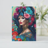 任意モダンのカラフル大事な行事用フラットカード サンキューカード (スタンド正面)