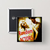 任意俳優のバッジ。 (awesomenessの) 缶バッジ (正面&裏面)