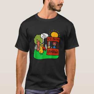 任意得の葡萄アイスフレッシュレモネードアヒルおもしろいレモン Tシャツ