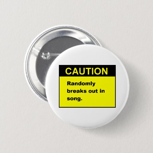 任意歌 缶バッジ (正面&裏面)