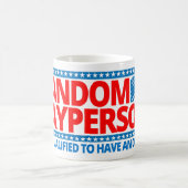 任意素人のマグ(米国旗版) コーヒーマグカップ (中央)