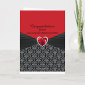 任意 # 完全オリジナルの結婚記念日グリーティングカード カード (裏面)