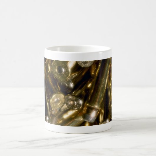 任意pの.44本そして.357本の混合されるカートリッジマグナムびん コーヒーマグカップ (中央)