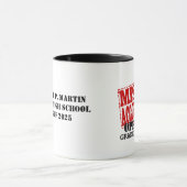 任期満了の時に手術を受ける マグカップ (中央)