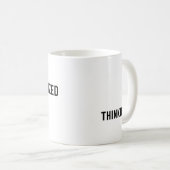 企業における分散型思考 コーヒーマグカップ (正面右)