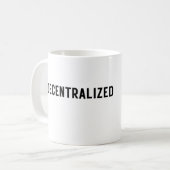 企業における分散型思考 コーヒーマグカップ (正面左)
