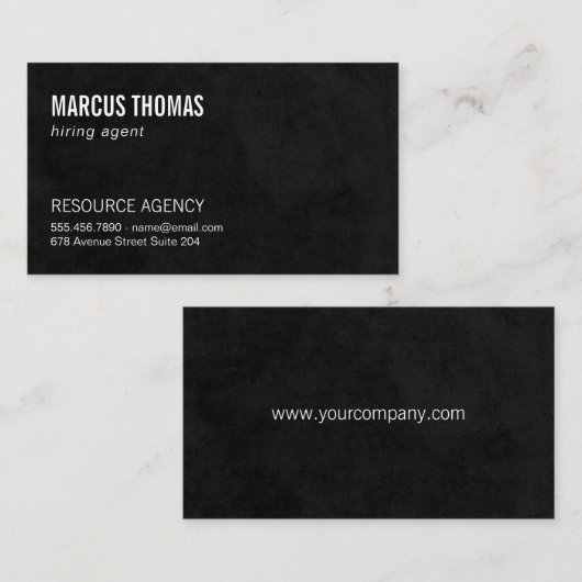 企業のお洒落 名刺 (正面/裏面)