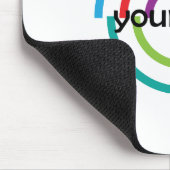 企業のなあなたのロゴのカスタムな会社ビジネスを加えて下さい マウスパッド (コーナー)