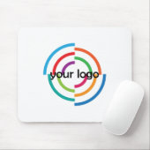 企業のなあなたのロゴのカスタムな会社ビジネスを加えて下さい マウスパッド (マウス)