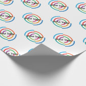 企業のなあなたのロゴのカスタムな会社ビジネスを加えて下さい ラッピングペーパー (角)