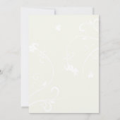 企業のなつる植物の深紅 招待状 (裏面)