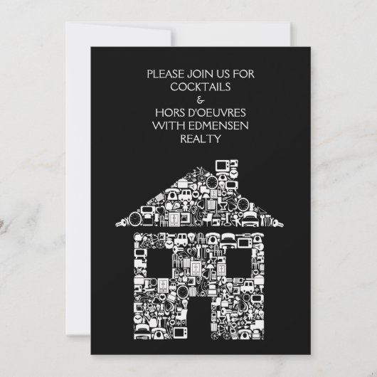 企業のなイベントのカクテルパーティーDIYの招待状 招待状 (正面)