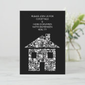 企業のなイベントのカクテルパーティーDIYの招待状 招待状 (スタンド正面)