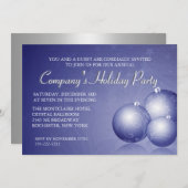 企業のなクリスマス・パーティ 招待状 (正面/裏面)