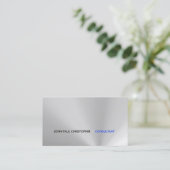 企業のなコンサルタントをきれいにして下さい 名刺 (スタンド正面)