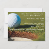 企業のなゴルフイベントの招待状 招待状 (正面)