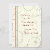 企業のなチーム建物のイベントの週末の招待状 招待状 (正面)