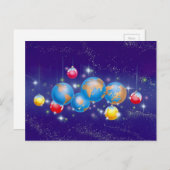 企業のなホリデーカード シーズンポストカード (正面/裏面)