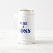 企業のなボス ビールジョッキ (正面左)