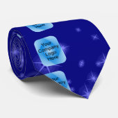 企業のなロゴのタイの星 ネクタイ (ロール)