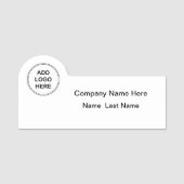 企業のなロゴのデザイン 名札 (正面)