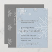 企業のな休日のパーティの招待状 招待状 (正面/裏面)