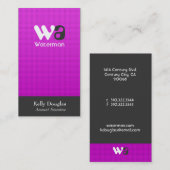 企業のな優雅v 名刺 (正面/裏面)