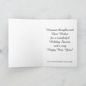 企業のな季節の挨拶及び幸せな年賀状 シーズンカード (内部)