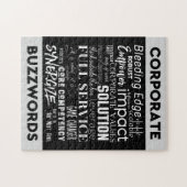 企業のな専門語ビジネス専門語のタイポグラフィの芸術 ジグソーパズル (横)