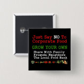 企業のな食糧無し 缶バッジ (正面&裏面)