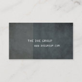 企業のな/民間企業/自営業 名刺 (裏面)