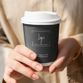 企業のイベントシンプル会社のロゴ | 紙コップ