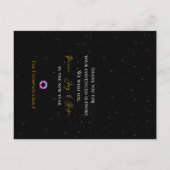 企業のエレガント白黒 シーズンポストカード (裏面)