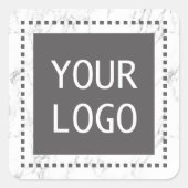 企業のカスタムロモダンゴ スクエアシール (正面)