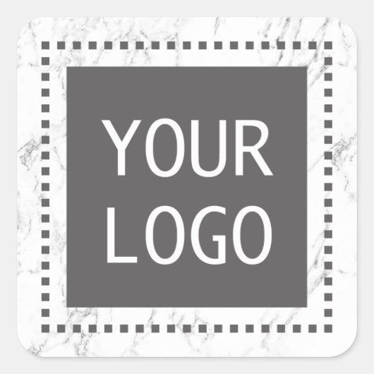 企業のカスタムロモダンゴ スクエアシール (正面)