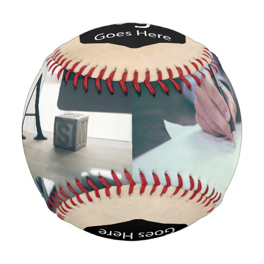 企業のギフトアイディアユニークパーソナライズされた 野球ボール (正面)