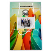 企業のギフト抱き枕 ミディアムペーパーバッグ (正面)