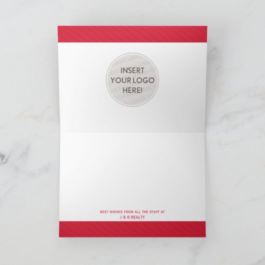 企業のクリスマスカード:: lapel 6L シーズンカード (内部)