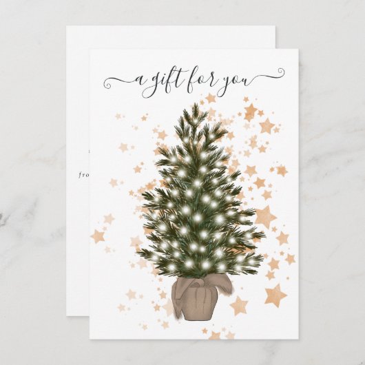 企業のクリスマスツリー (正面/裏面)