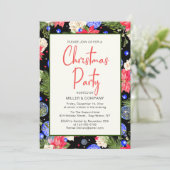 企業のクリスマスパーティーフェスティバルフローラ 招待状 (スタンド正面)