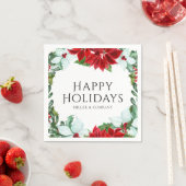 企業のクリスマスパーティーモダンホリデーパーティー昼寝 スタンダードカクテルナプキン (インサイチュ)