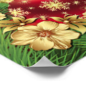 企業のクリスマスパーティー歓迎ポスター ポスター (角)