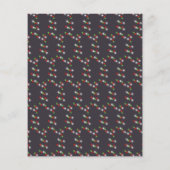 企業のクリスマスポインセチア金ゴールド赤 (裏面)